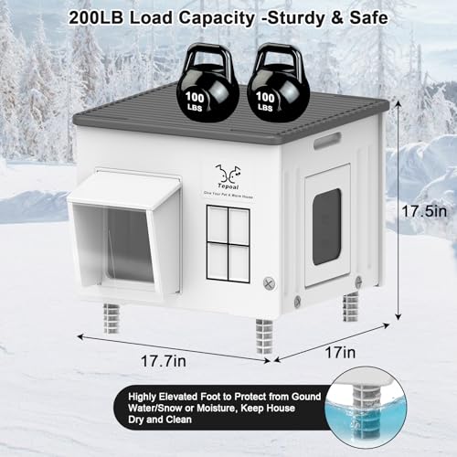 Waterproof Outdoor Cat House For Winter Pets At Home