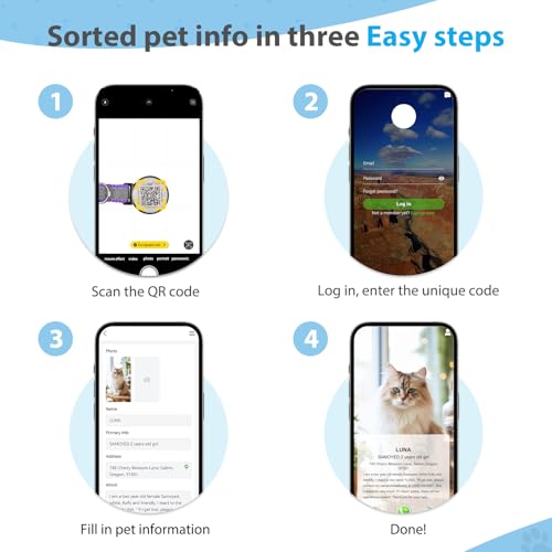 Best Airtag Cat Collar Breakaway With QR Code
