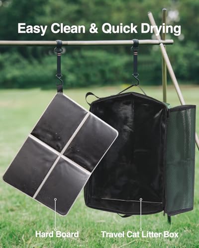 Best Luxtude Portable Travel Litter Box For Cats