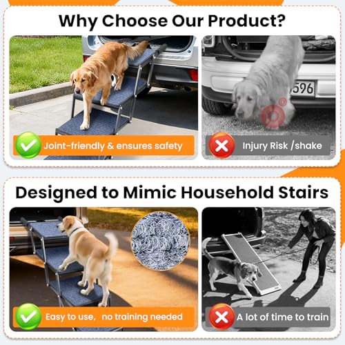 Best Portable Dog Stairs For Large Dogs