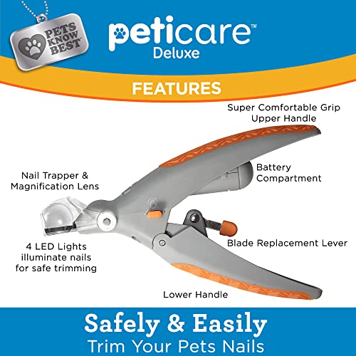 Pet Nail Clippers With Led Light And Magnifier