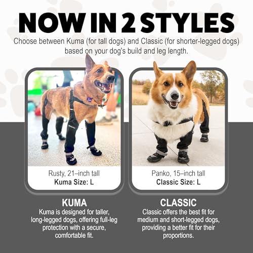Dog Boots With Shoulder Straps