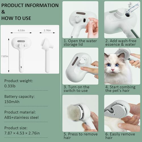 Renu Pet Steam Brush Reviews