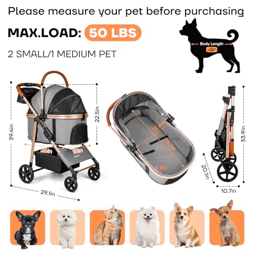 Top 5 Best Folding Pet Stroller With Car Seat