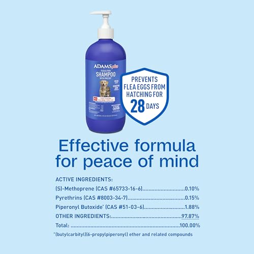 Adams Plus Flea And Tick Shampoo With Precor For Cats