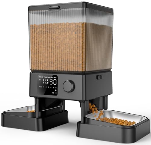 Oneisall Automatic Cat Feeder For 2 Cats Review
